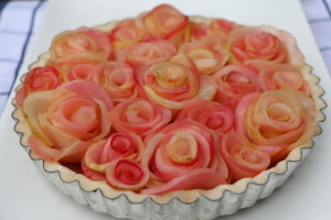 IMG_2694 rose apple tart close up straight on good