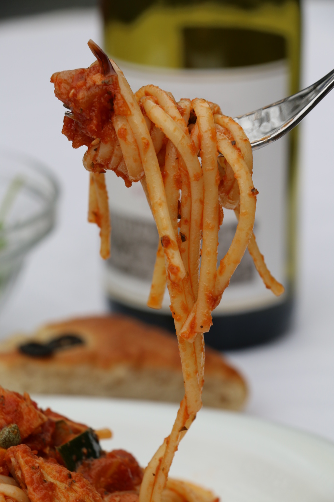 Tuna, anchovy and caper sauce for pasta Crumbs on the Table