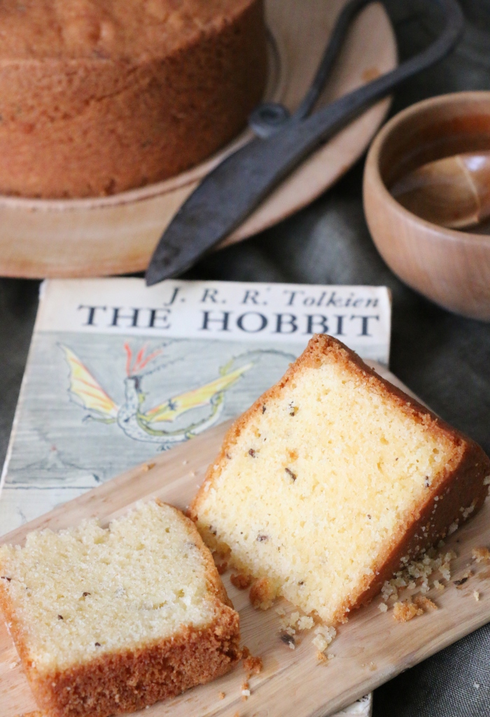 seed cake with book