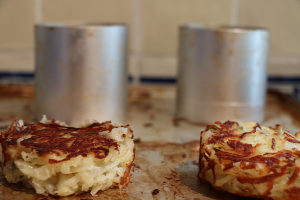 potato rosti cooked in the oven