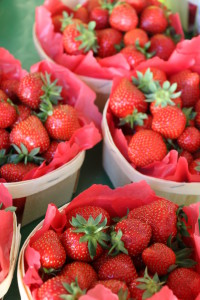 French market strawberries