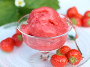 strawberry sorbet