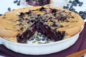 Southern blueberry pie