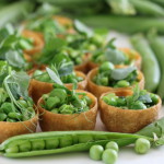 Pea croustade