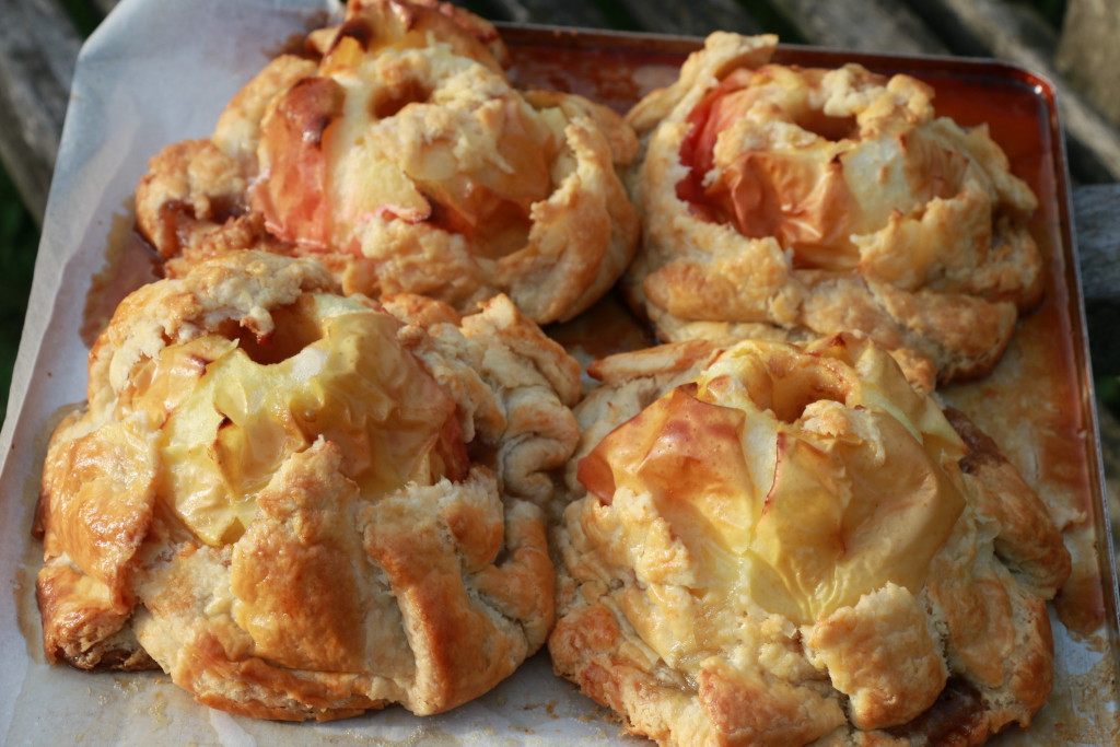 slumped appledumplings