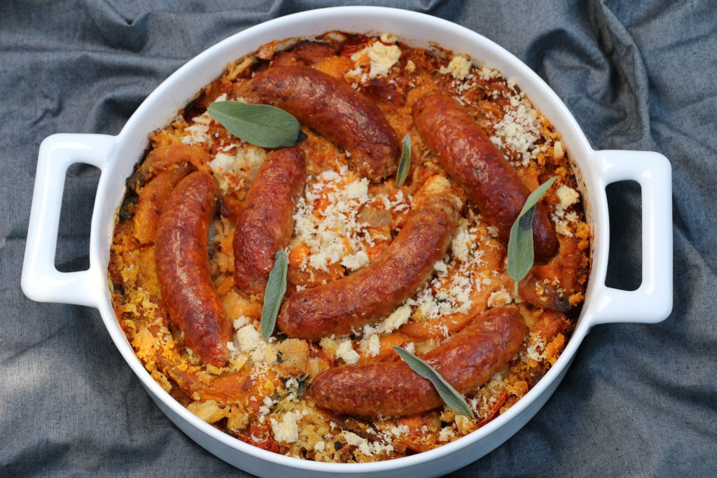 Toulouse-Lautrec pumpkin gratin w sausage CN