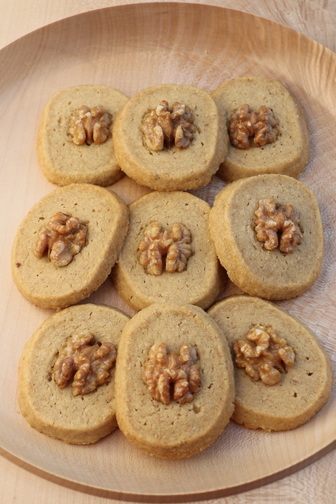 Plate of maple walnut shortbread CN