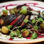 Venison Beetroot Benedicts OLIVE