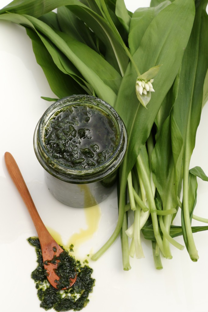 Crumbs on the Table wild garlic leaves CN