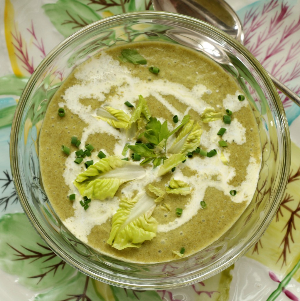 Crumbs on the Table Lettuce and Lovage Soup CN