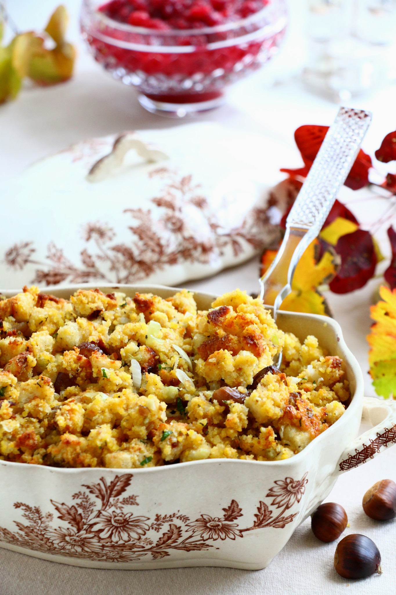 Thanksgiving cornbread stuffing - Crumbs on the Table