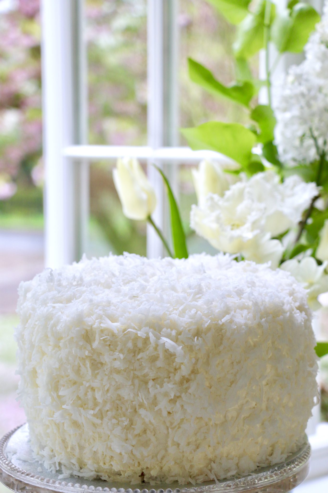 Fresh coconut cake and cream pie, oh my... - Crumbs on the Table